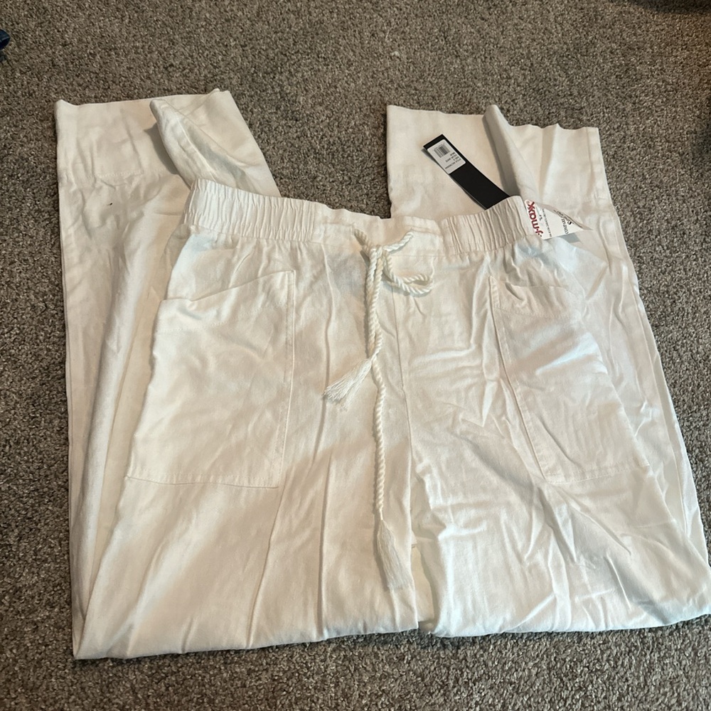 NVLT Cream Women's Joggers with Drawstring